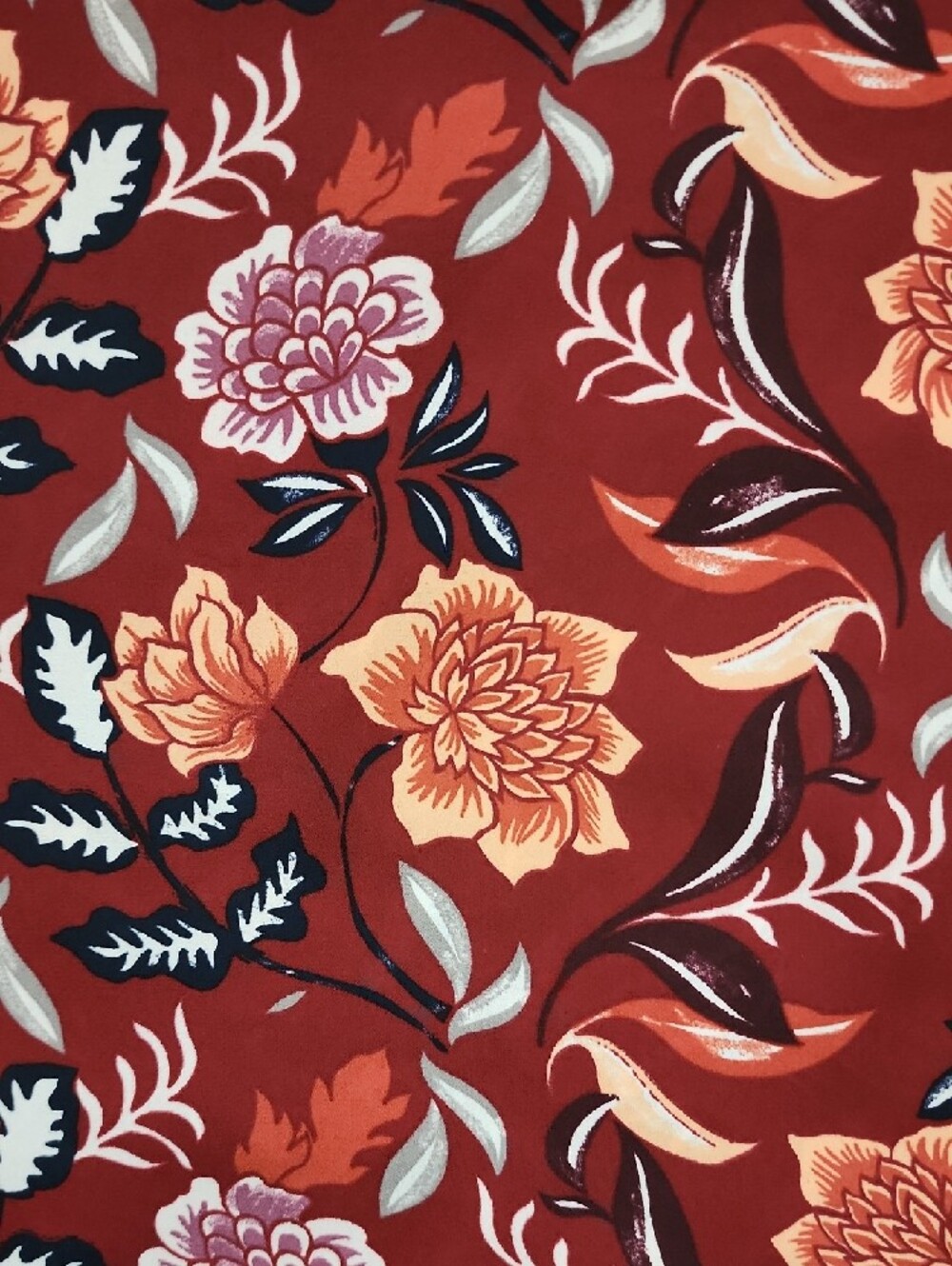 LOFT Outlet Red Floral Print Women’s Top - Picture 8 of 8